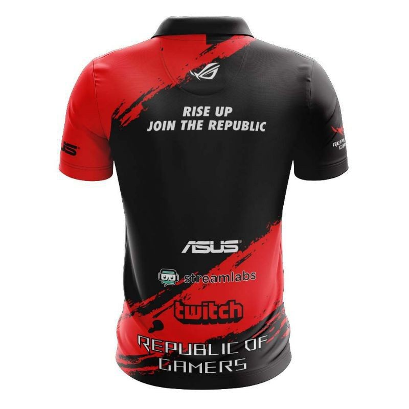 Áo Thun In Hình Asus Republic Games ROG Cá Tính Cho Nam