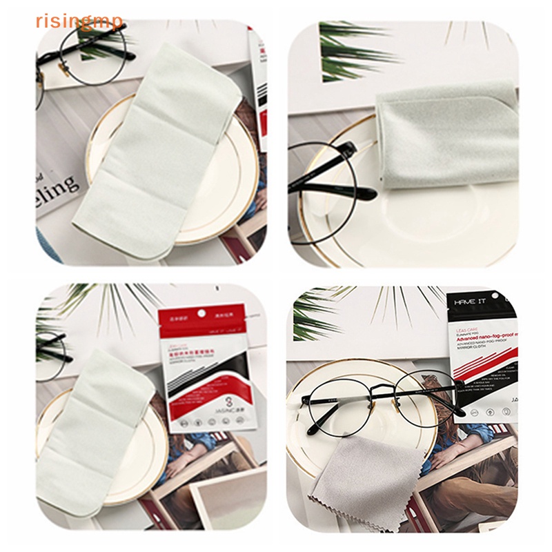 Bộ 5 Khăn Lau Kính / Màn Hình Điện Thoại Đa Năng Chống Sương Mù Bằng Sợi Microfiber