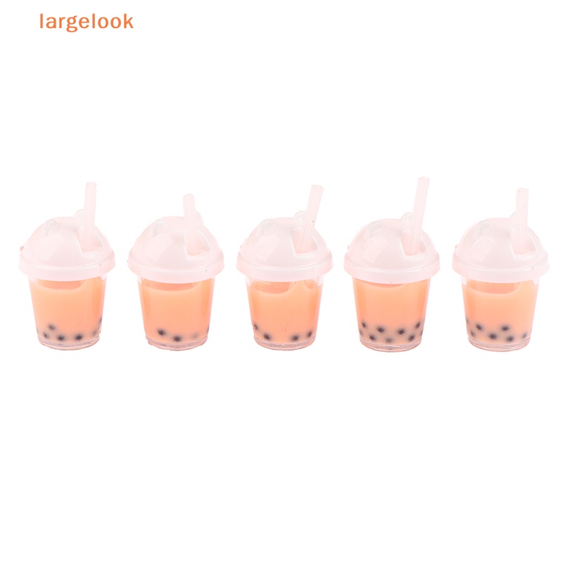 Set 5 Bình Trà Sữa Mini Tỉ Lệ 1 / 12 1 / 6 Dùng Để Trang Trí Nhà Búp Bê