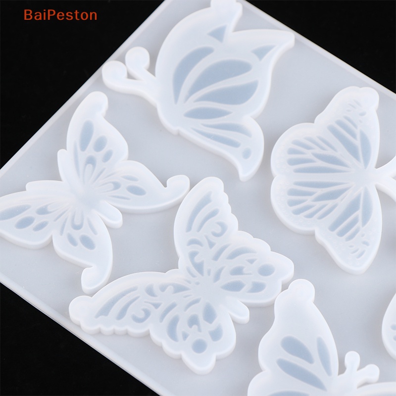 1 Khuôn Silicone Hình Bướm Làm Móc Khóa Trang Sức DIY