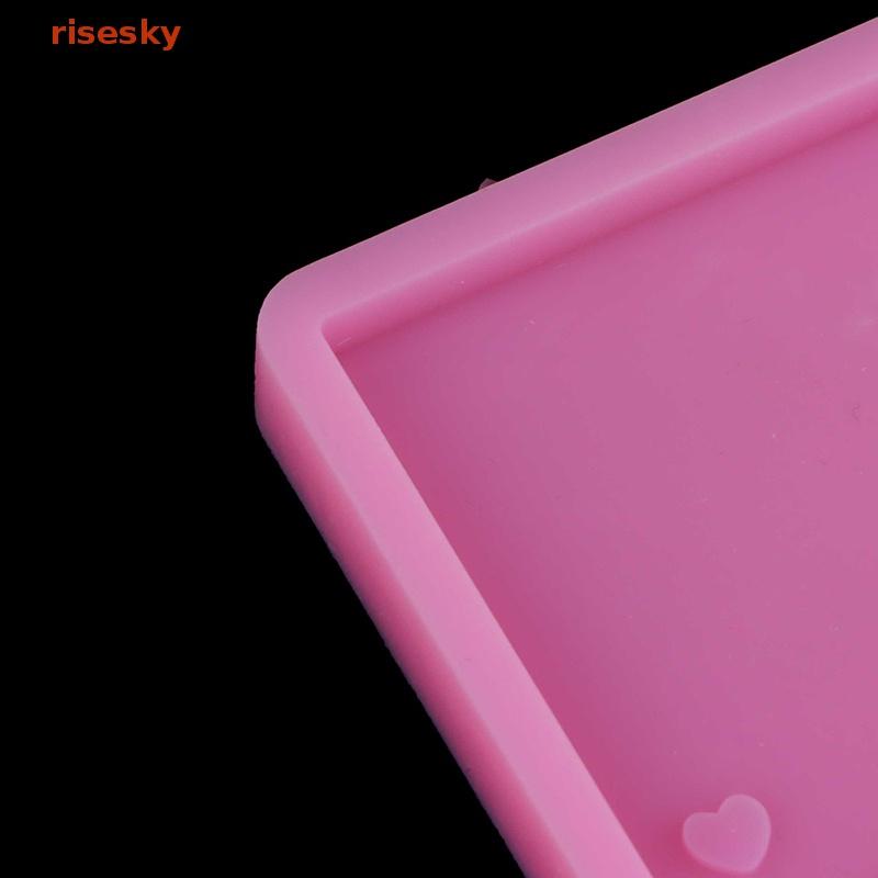 Khuôn Silicone Làm Móc Khóa Nhựa Resin UV Hình Nốt Nhạc DIY