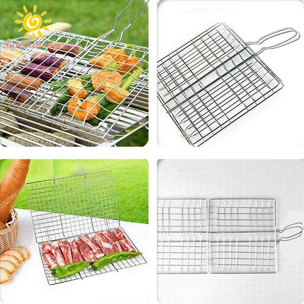 Vỉ Nướng BBQ Kèm Giá Đỡ Lưới Tiện Dụng