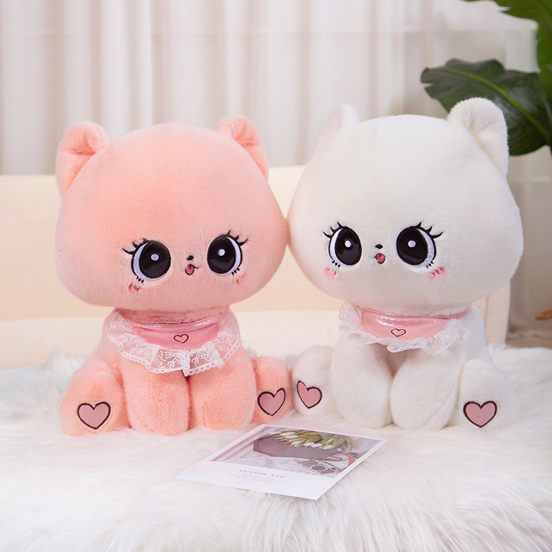 Mèo Nhồi Bông Dễ Thương Dùng Trang Trí Phòng Ngủ