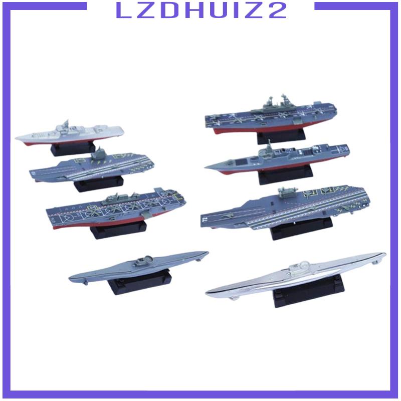 Set 8 Mô Hình Tàu Chiến 4D Cho Người Lớn Và Trẻ Em