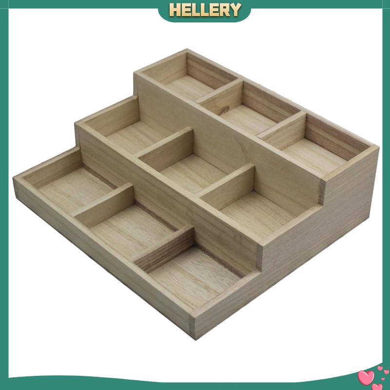 Hộp Đựng Đồ Trang Điểm Bằng Gỗ Nhiều Ngăn Đa Năng