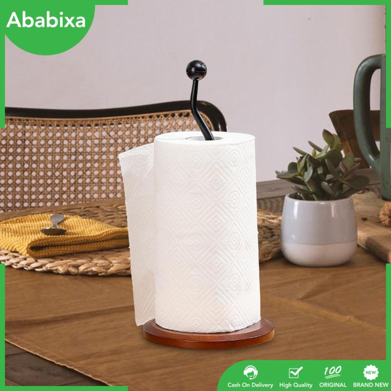 [Ababixa] Giá Đỡ Cuộn Khăn Giấy Vệ Sinh Nhà Bếp Di Động Không Trượt Siêu Bền Trang Trí Khách Sạn