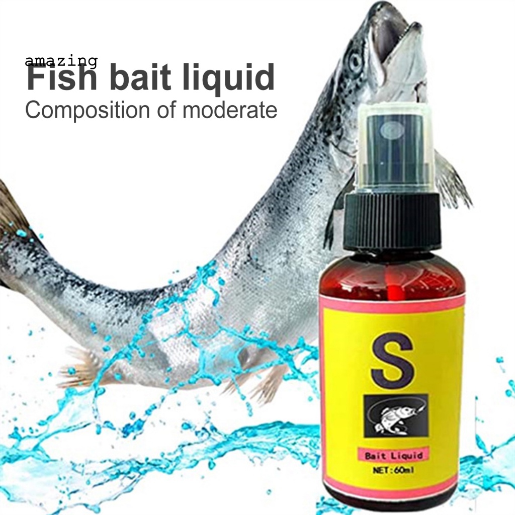 1 Chai 60ML Mồi Câu Cá Thành Phần Tự Nhiên Nhẹ Nhàng Thu Hút Nhanh Chóng