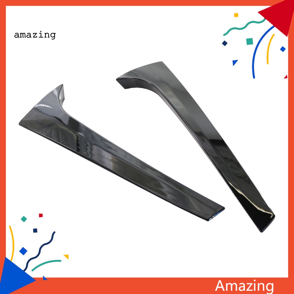 Bộ 2 Miếng Dán Cửa Sổ Xe Hơi Chống Trầy Xước Chống Thấm Nước Màu Đen Sáng Dành Cho Skoda-Kodiak 16-20