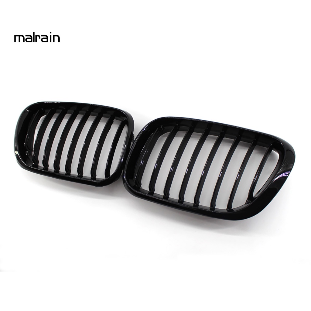 1 Cặp Lưới Tản Nhiệt Bằng ABS Bóng Chống Gỉ Tiện Dụng 51138250052 51138250051 Phụ Kiện Chuyên Dụng Dành Cho BMW X5 Series E53 99-03