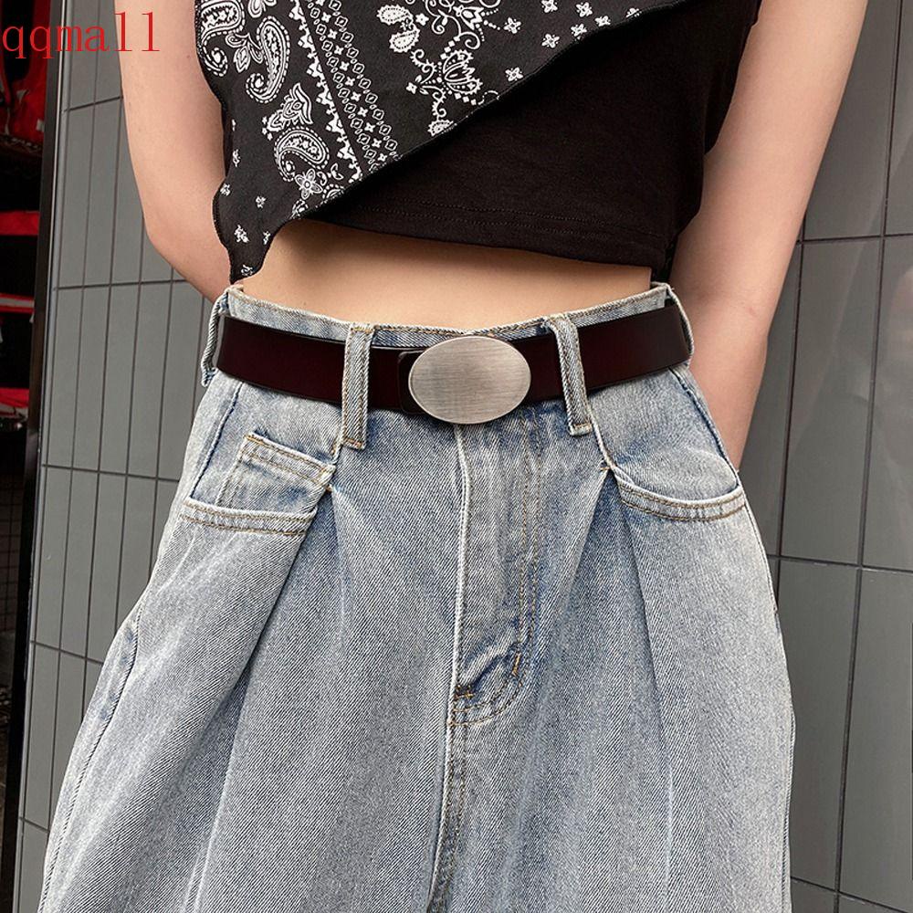Thắt Lưng Da PU Bản Nhỏ Thiết Kế Thanh Lịch Dễ Phối Đồ Dành Cho Nam Và Nữ