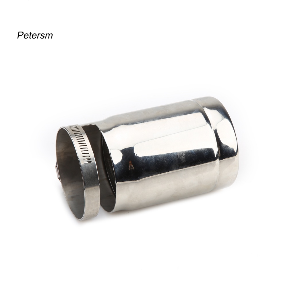 Ống Pô Xả Khí Bằng Thép Không Gỉ PP 75mm Kèm Kẹp Cố Định Tiện Dụng Dành Cho Ô Tô