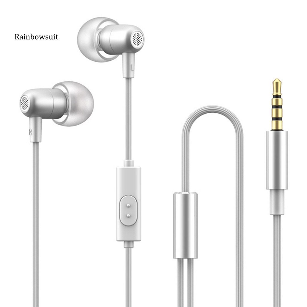 Tai Nghe Nhét Tai Bằng Kim Loại Giắc Cắm 3.5MM Phong Cách Thể Thao