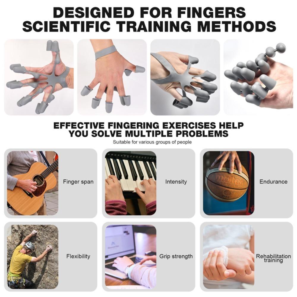 Dụng Cụ Luyện Tập Sức Mạnh Ngón Tay VANES1 Bằng Silicone