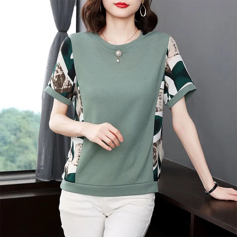 [40-100KG] Áo Thun Nữ Ngắn Tay Cỡ Lớn C10560