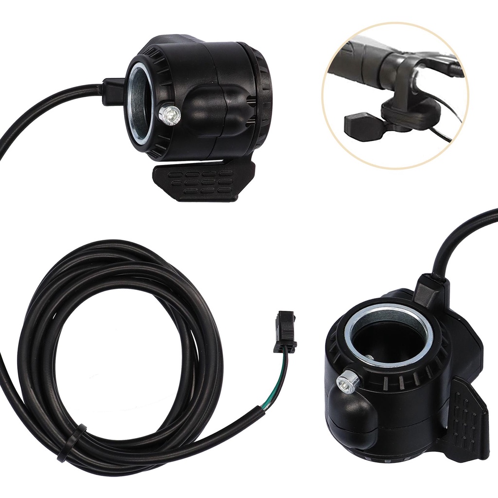 Bộ Điều Khiển Tốc Độ Phanh Ngón Tay Trái Bằng Nhựa Độ Nhạy Cao Cho Xe Đạp Điện