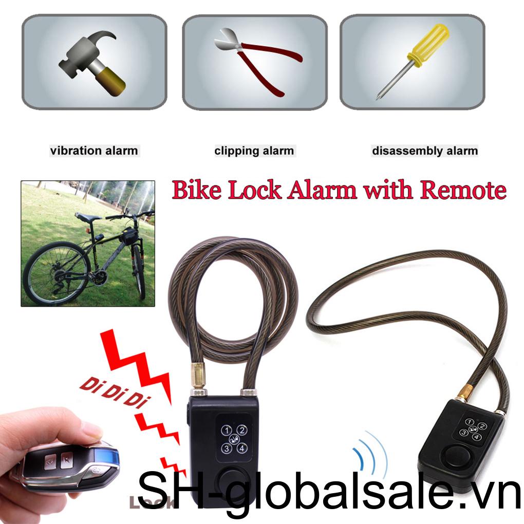 Ổ Khóa Rung 4 Chữ Số IP55 Chống Thấm Nước Tiện Dụng Cho Xe Đạp Điện