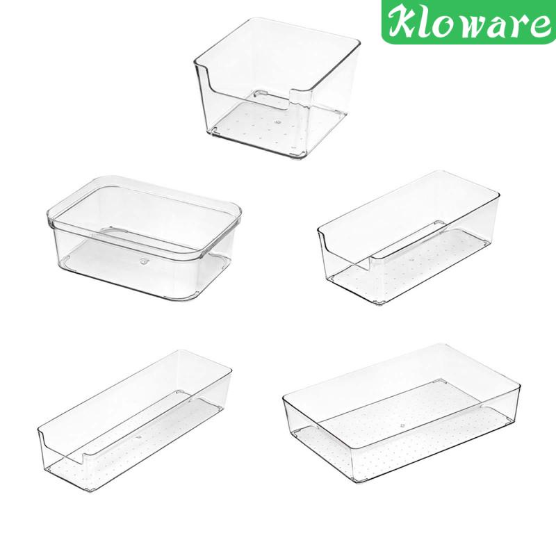 Set 5 Hộp Đựng Đồ Dùng Có Ngăn Kéo Đa Ứng Dụng Cho Nhà Ở / Văn Phòng