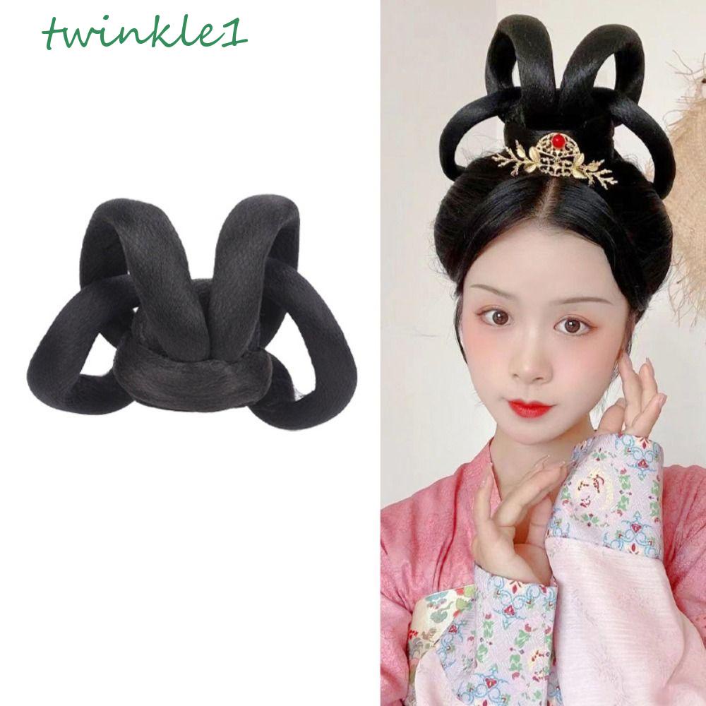 Phụ Kiện Tóc Giả Mềm Tự Nhiên Dùng Hóa Trang Hán Phục