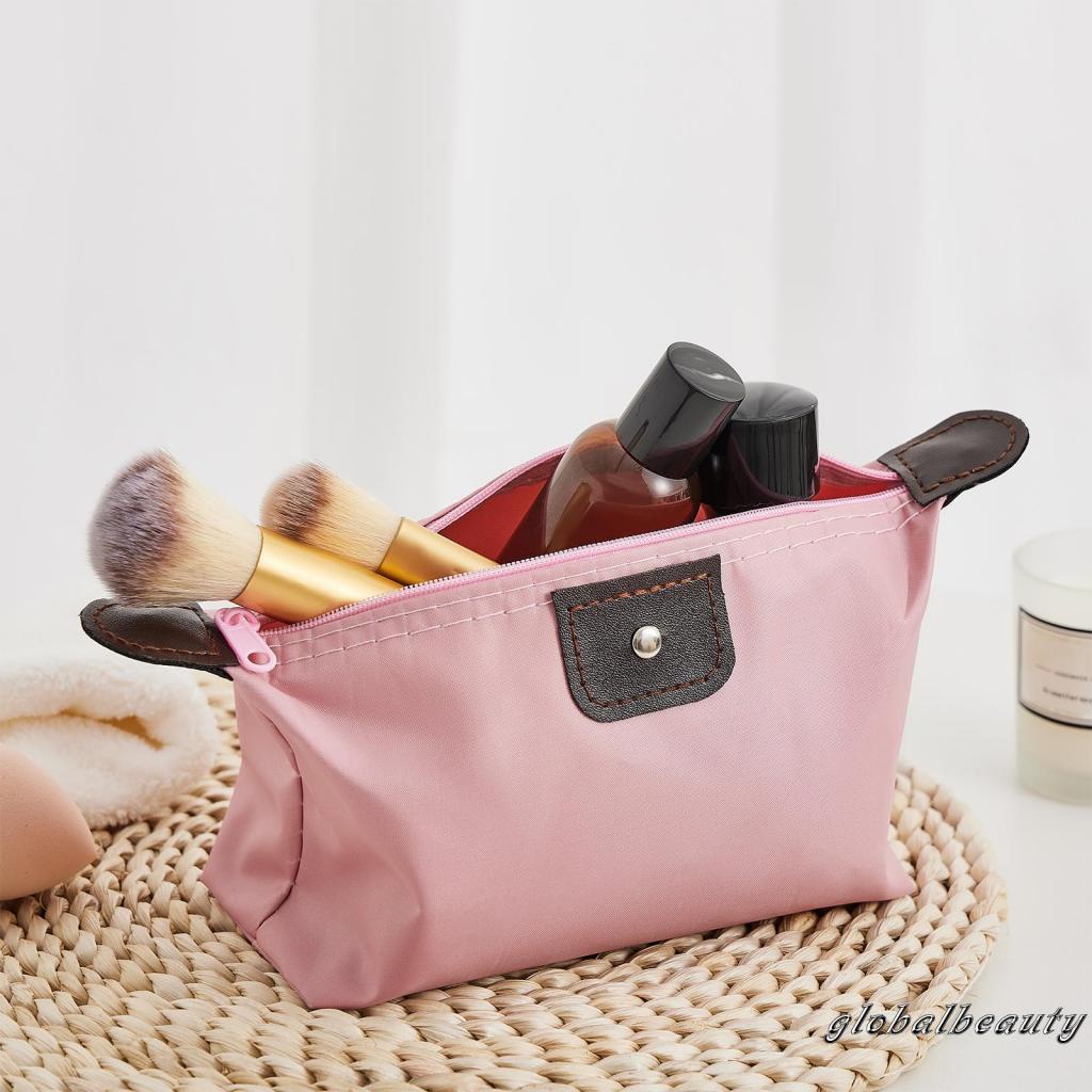 Túi Đựng Đồ Trang Điểm Kẻ Sọc Cổ Điển Đa Năng Chống Thấm Nước