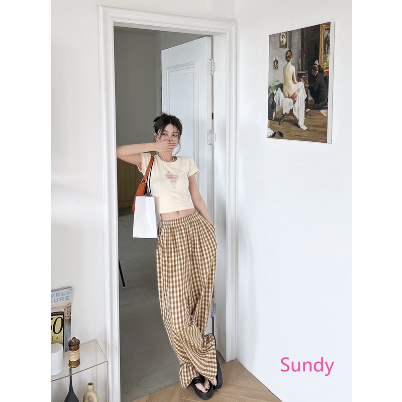 Áo Croptop Tay Ngắn Dáng Rộng In Họa Tiết Dễ Thương Phong Cách Hàn Quốc Thời Trang Mùa Hè Cho Nữ