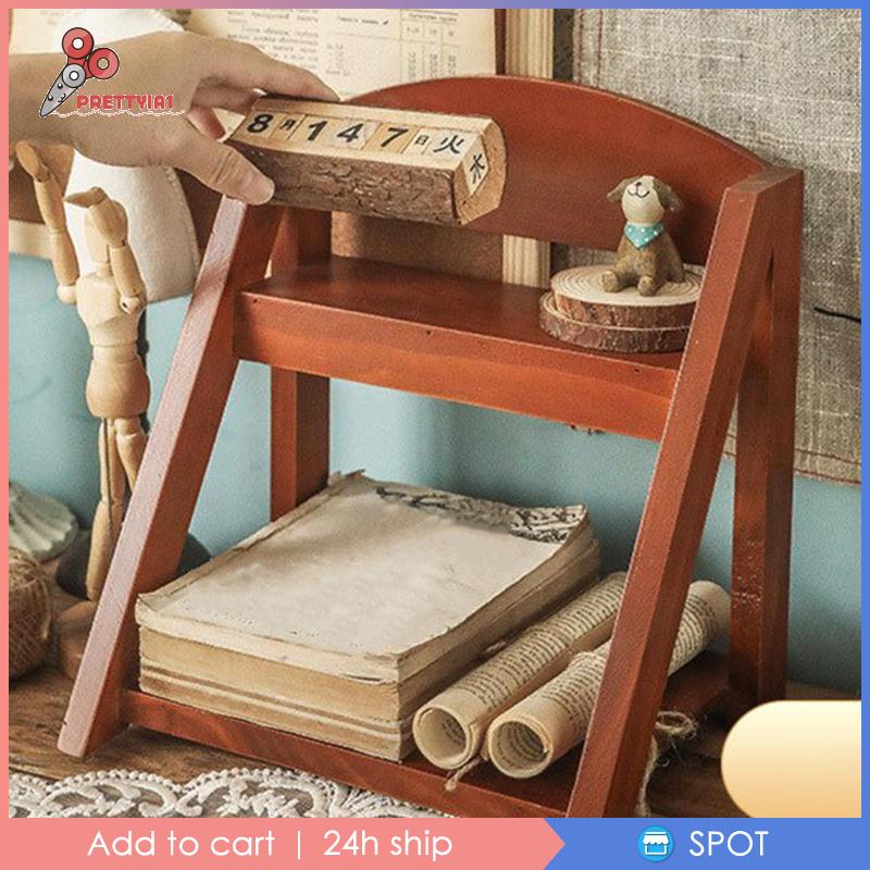 Giá Đỡ Trưng Bày Mô Hình Bằng Gỗ Prettyia1