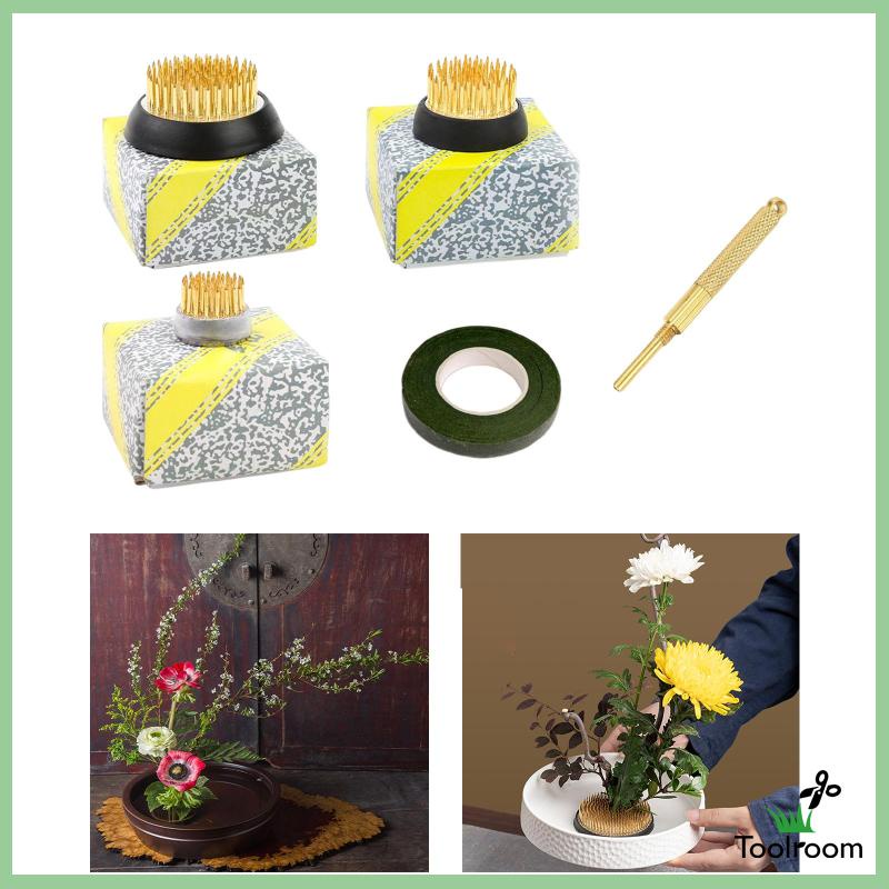 Set 5 Chậu Hoa / Ếch Kèm Băng Dính Tiện Dụng Cho Sân Vườn / Ban Công / Văn Phòng