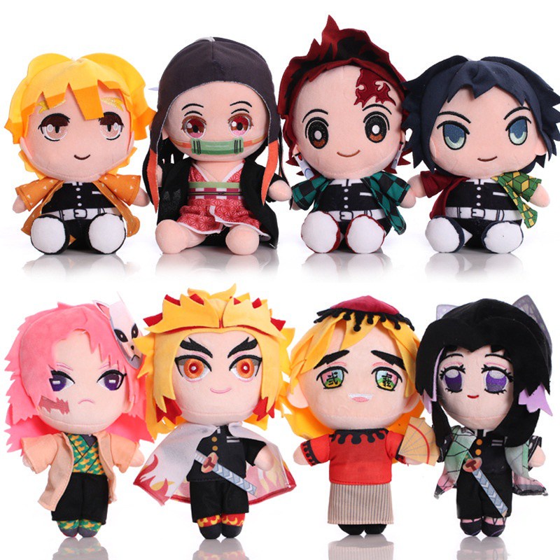 HYC HUMEY Đồ chơi nhồi bông hình nhân vật anime demon slayer: Kimetsu no yaiba 20cm