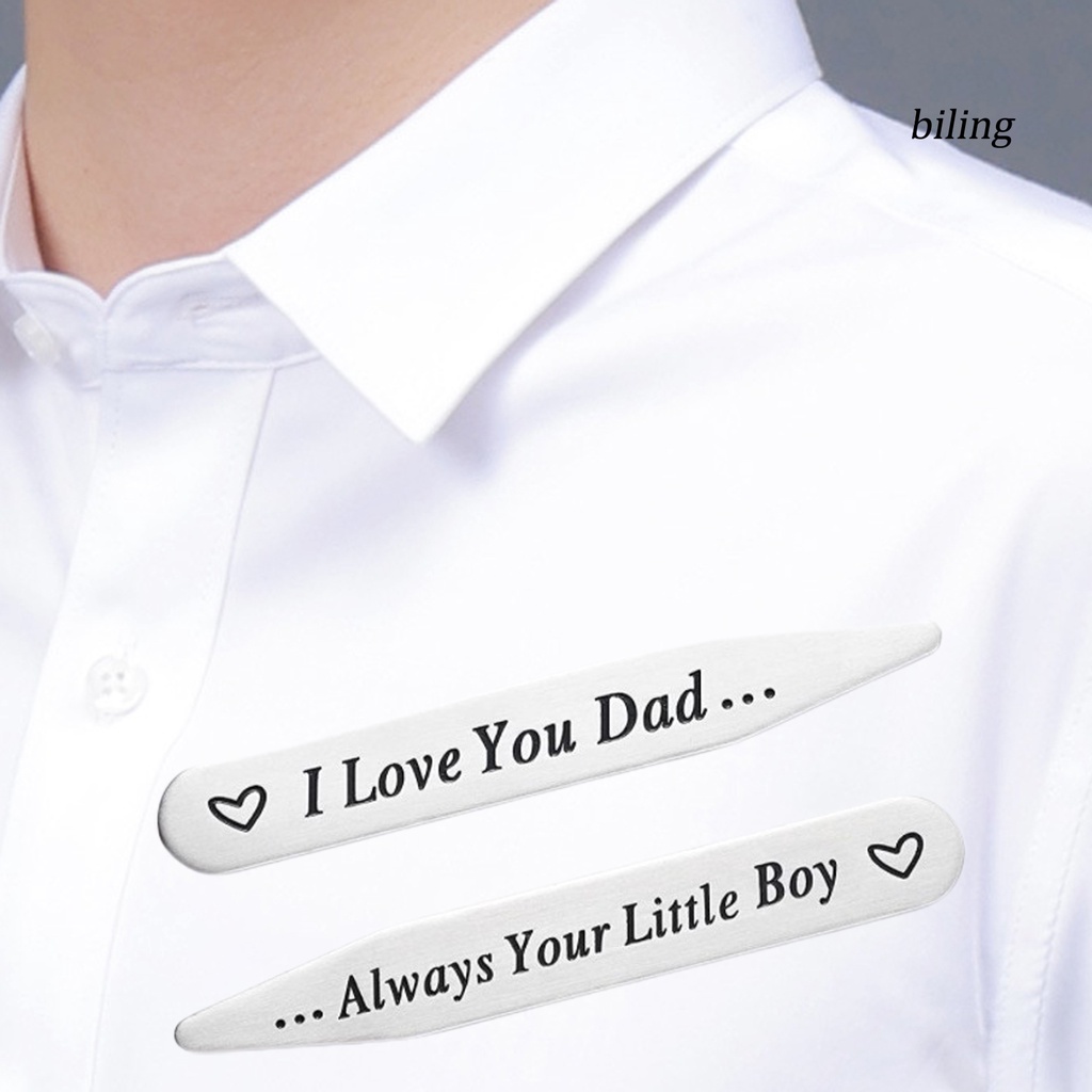 [BFQ] 1 Cặp Miếng Chèn Cổ Áo Sơ Mi Đánh Bóng Tái Sử Dụng Được Chữ Cái Thuận Tiện Cho Nam