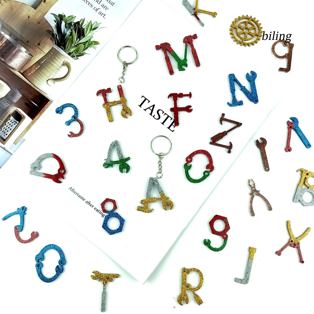 Khuôn Silicone Làm Móc Khóa 2 Màu Thân Thiện Với Môi Trường