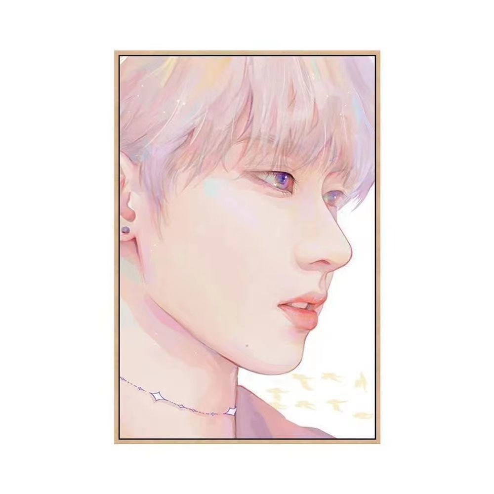 Bộ Tranh Đính Đá 5D Tự Làm Hình Nhân Vật TNT Times Youth League