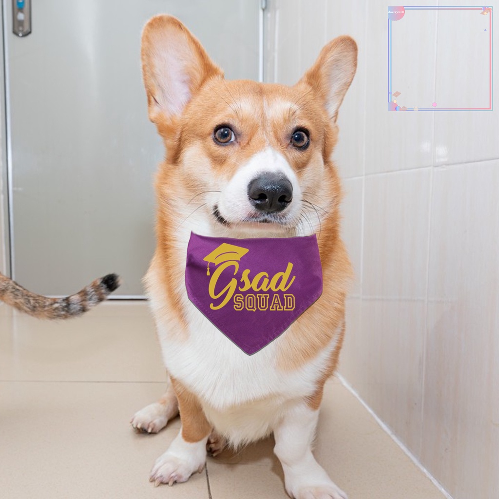 Khăn Yếm Tam Giác Tùy Chỉnh In Họa Tiết Thời Trang Sang Trọng Cho Thú Cưng