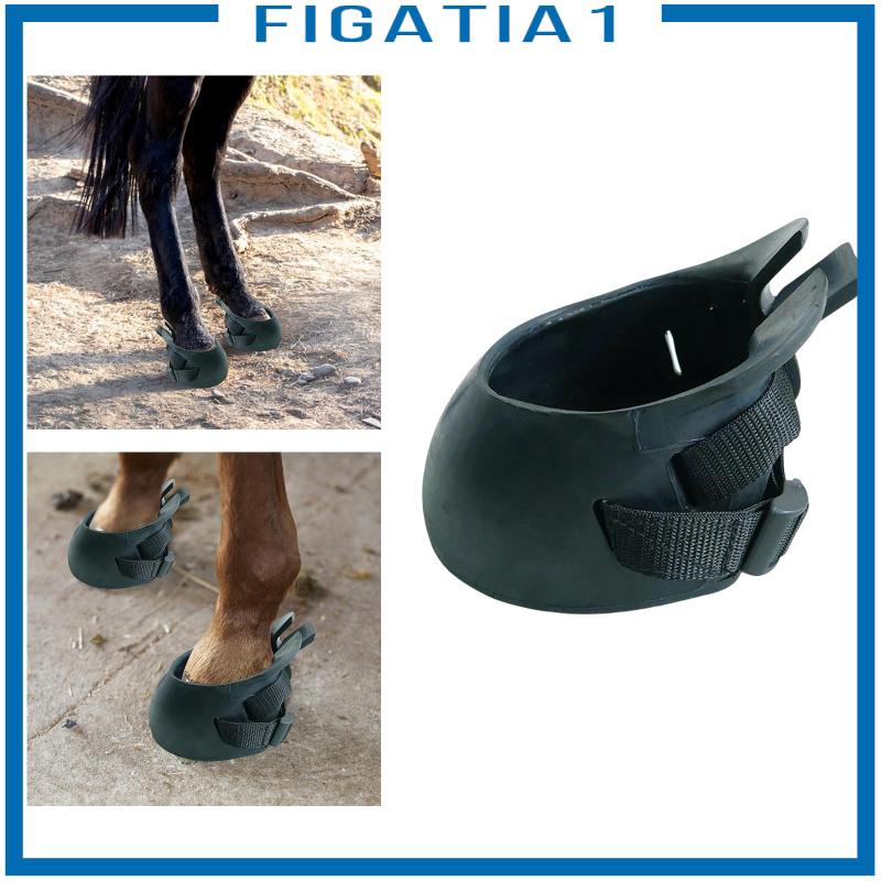 [figatia1] Giày Bốt Ngựa Hoof Bền Bỉ Bảo Vệ Dùng Huấn Luyện Cưỡi Ngựa Ngoà