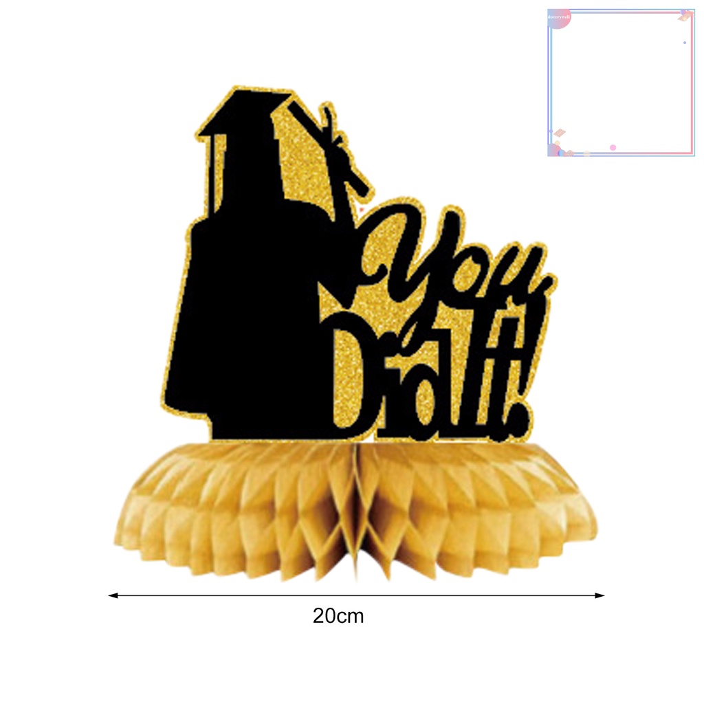 Set 9 Phụ Kiện Tổ Ong Trang Trí Tiệc Tốt Nghiệp