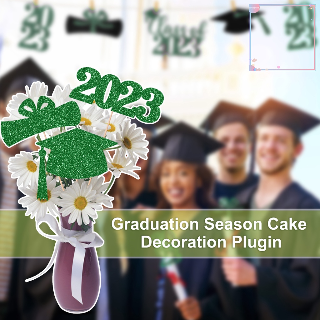 1 Bộ Que Cắm Hoa Bằng Giấy Trong Suốt Dễ Lắp Ráp Dùng Trang Trí Tiệc Tốt Nghiệp