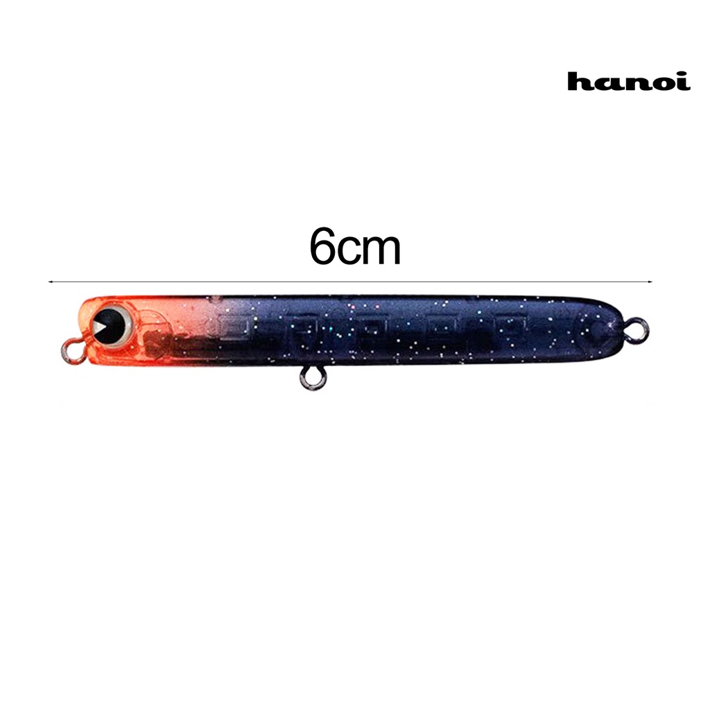 Chân Váy Chữ A Lưng Cao Thời Trang Trẻ Trung☥Mồi Câu Cá Giả 3D 6cm / 4.8g Dạng Bút Có Móc