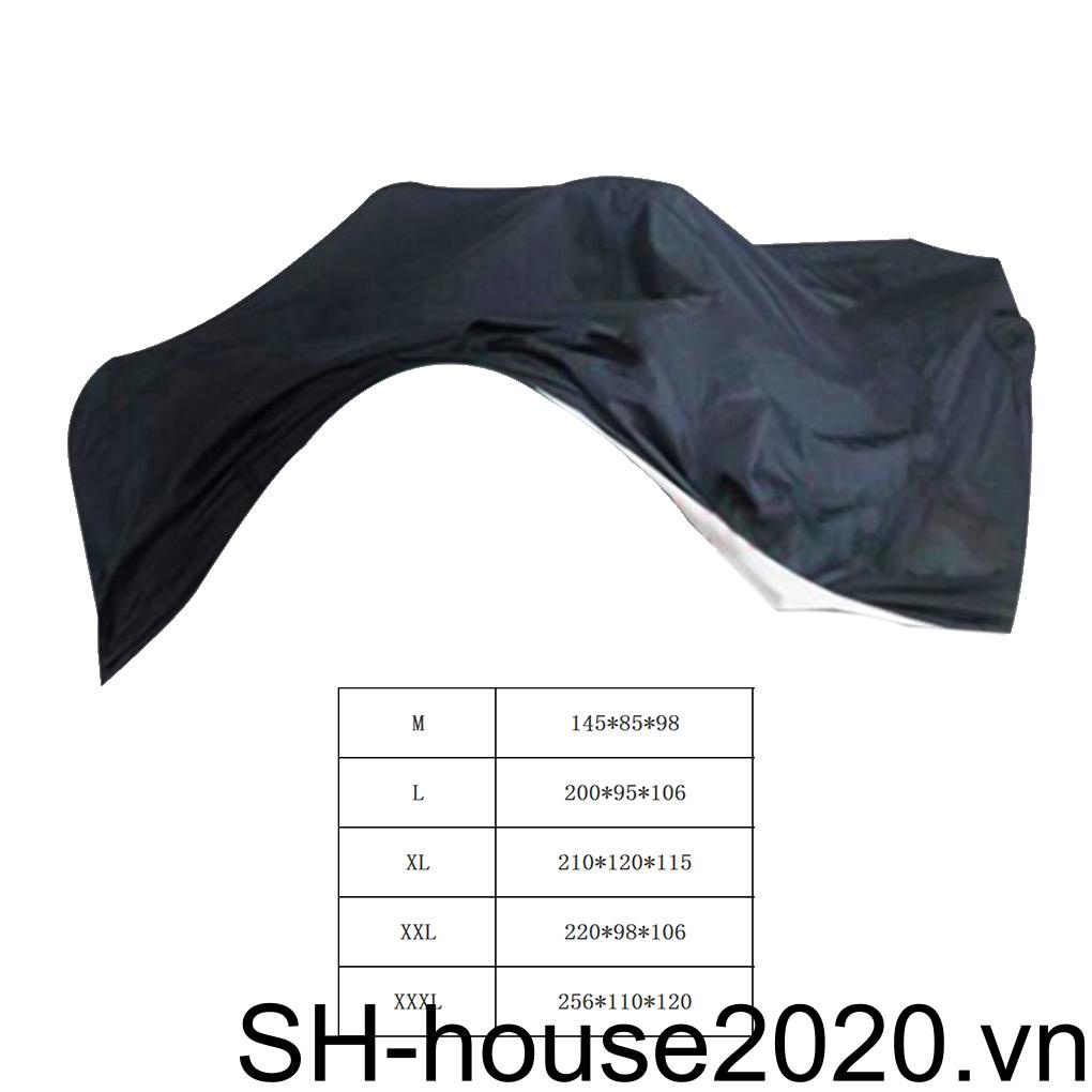 Bạt Phủ Xe Hơi ATV 190T Màu Đen / Bạc Chống Bụi / Nước Mưa Tiện Dụng