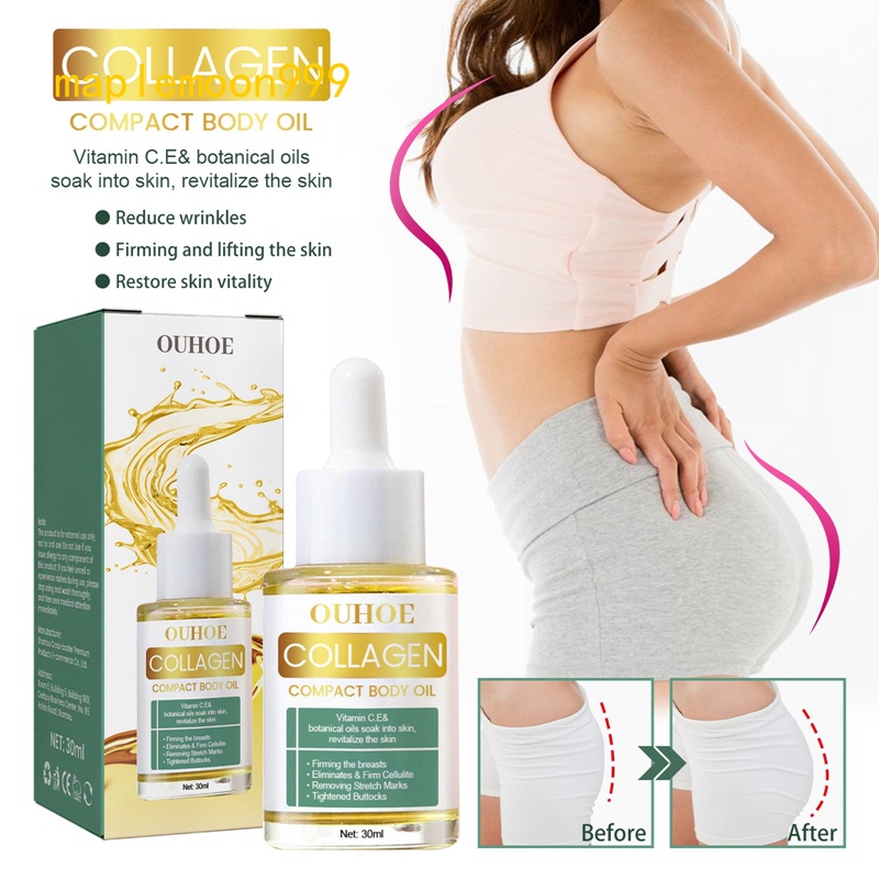 Tinh Dầu Collagen 30ml Mát Xa Làm Thon Gọn Cơ Thể Và Chân Giúp Da Săn Chắc