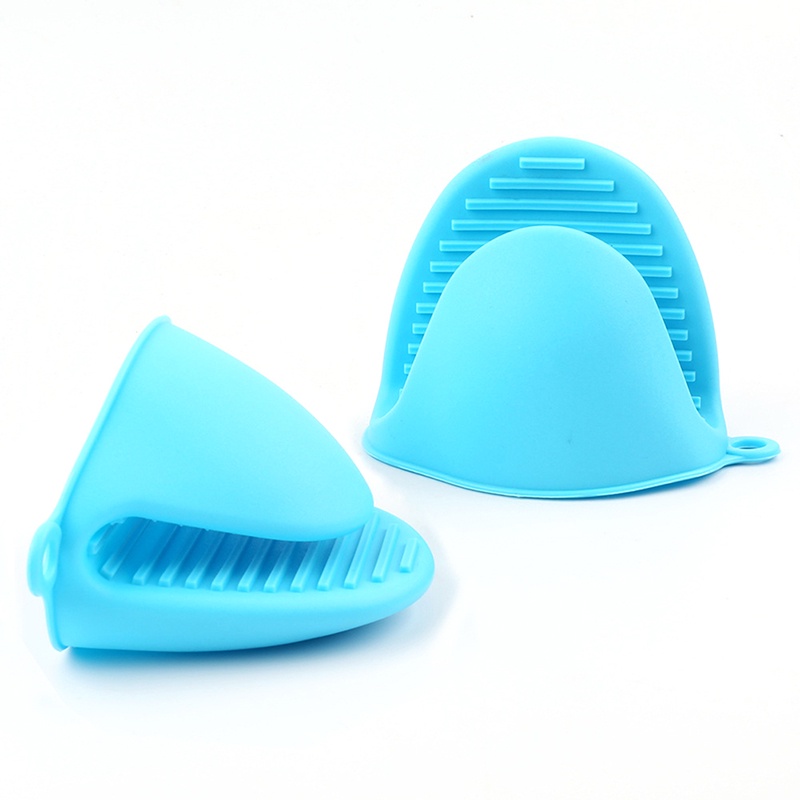 Găng Tay Chống Nóng Silicon Dày Cấp Thực Phẩm Kẹp Bát Đĩa Cách Nhiệt Nhà Bếp Kẹp Cầm Tay Lò Nướng