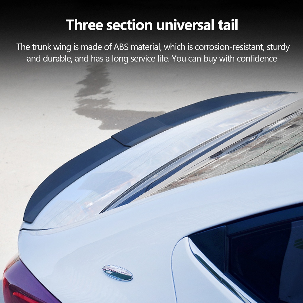Set 3 Cánh Gió TL 115-125Cm Gắn Đuôi Xe BMW Tesla Audi Toyota Honda