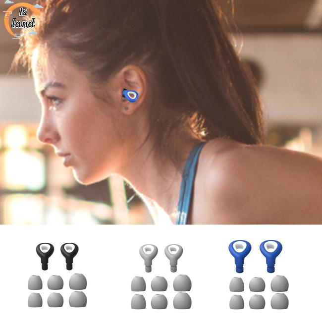 Nút Bịt Tai Chống Ồn Bằng Silicon Mềm Có Thể Tái Sử Dụng