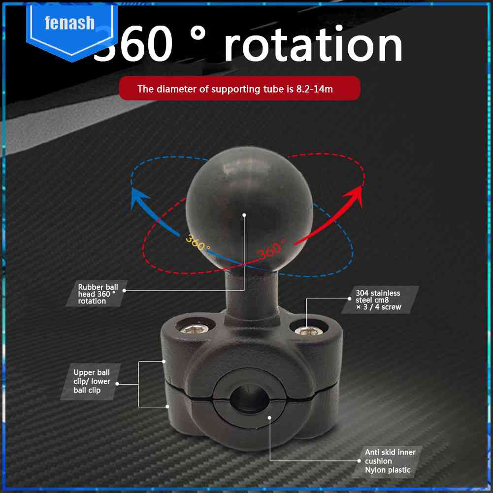 Giá Đỡ Điện Thoại Gắn Kính Chiếu Hậu Xe Máy 8.2-14mm