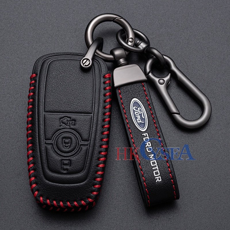 Bao Da Đựng Chìa Khóa Điều Khiển Từ Xa Cho Xe Hơi Ford Ranger Mustang Ecosport Everest Focus Fiesta Explorer
