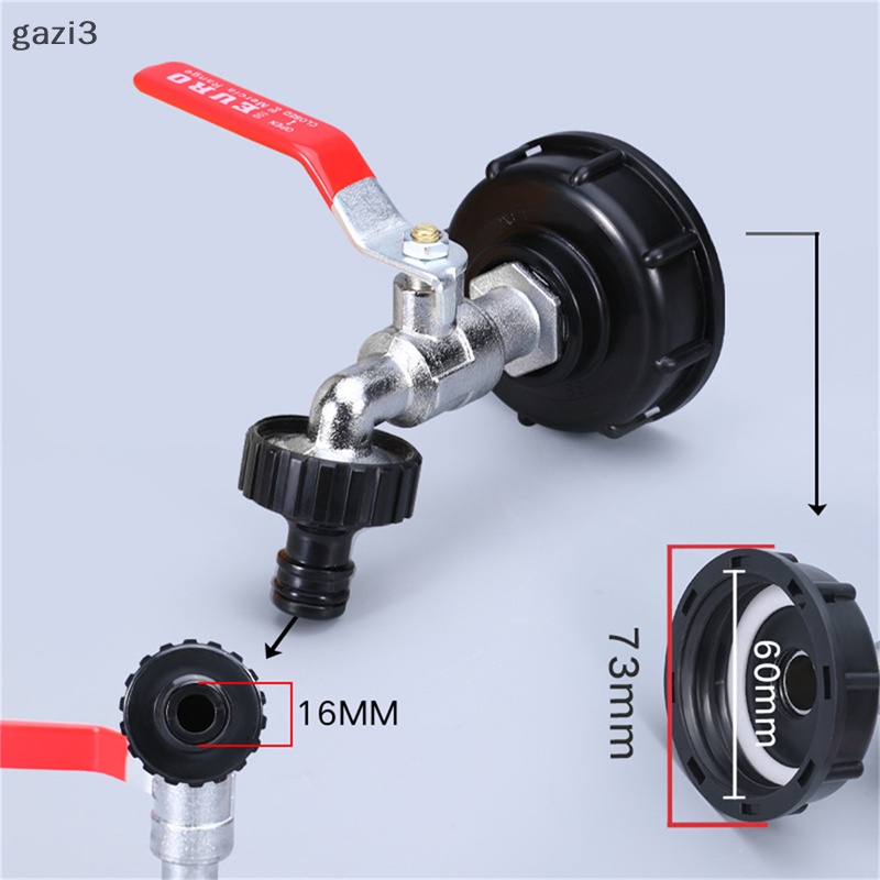 [Gazi] IBC  Tap Adapter Coarse Thread Garden Quick Connect Faucet Valve Fitg [VN]
