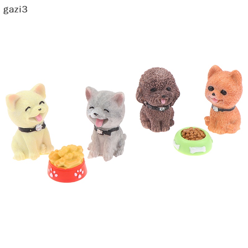 Đồ trang trí Chú Chó Teddy Dùng Trang Trí Tiểu Cảnh