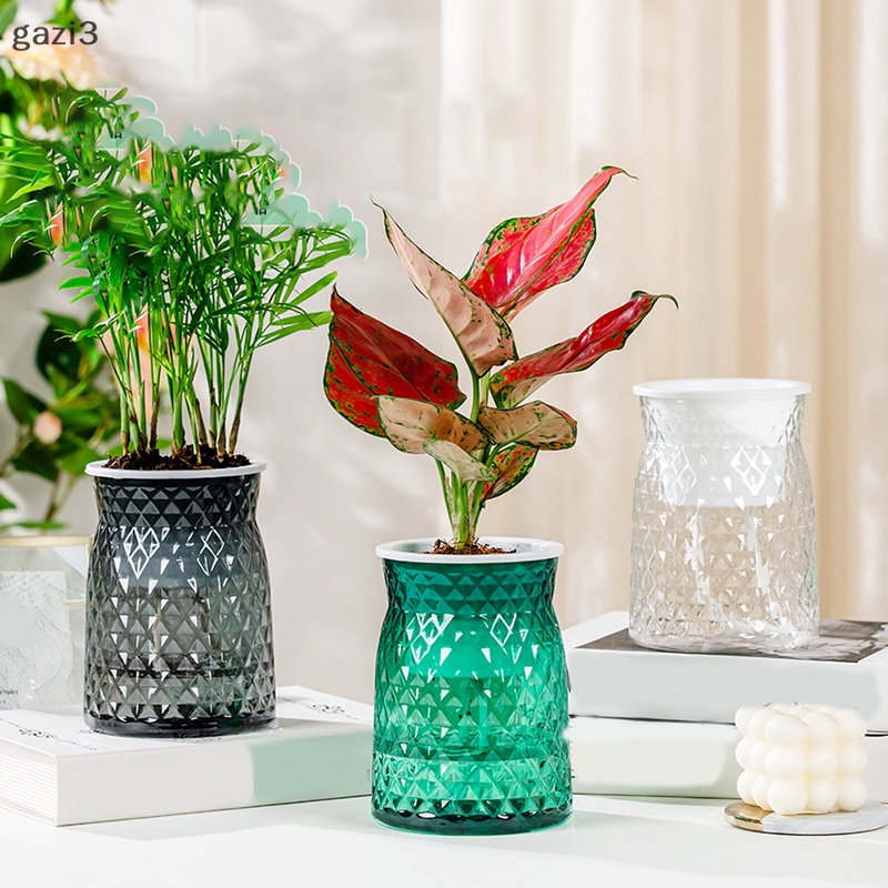 Chậu Hoa Tự Tưới Thấm Nước Tự Động Tiện Dụng