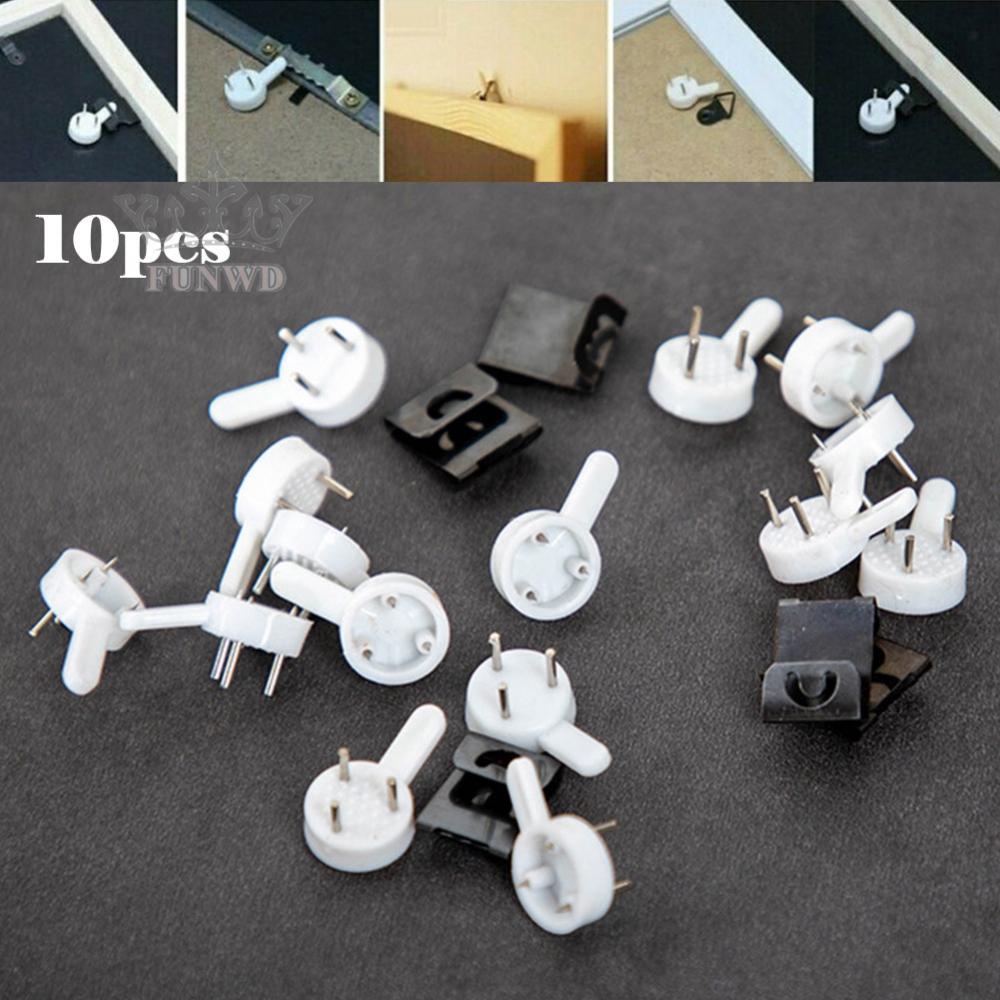 Set 10 Móc Treo Khung Ảnh Bằng Nhựa Vô Hình