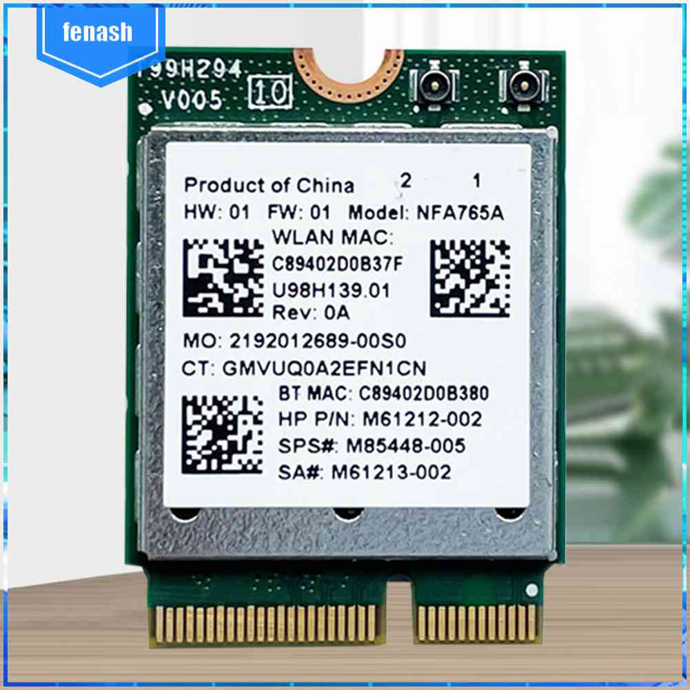 Thẻ Mạng WiFi Tốc Độ Nhanh 2.4G / 5G / 6G 2400Mbps Win10 Win11