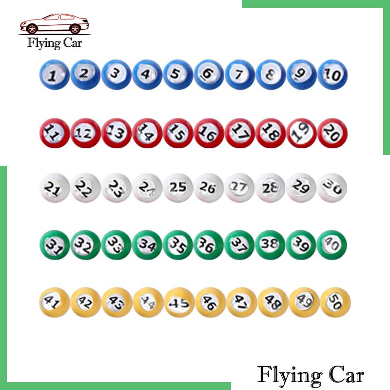 [Lzdjfmy2] Quả Bóng Bingo Bền Bỉ Thông Dụng Cho Trò Chơi Tiệc Đêm