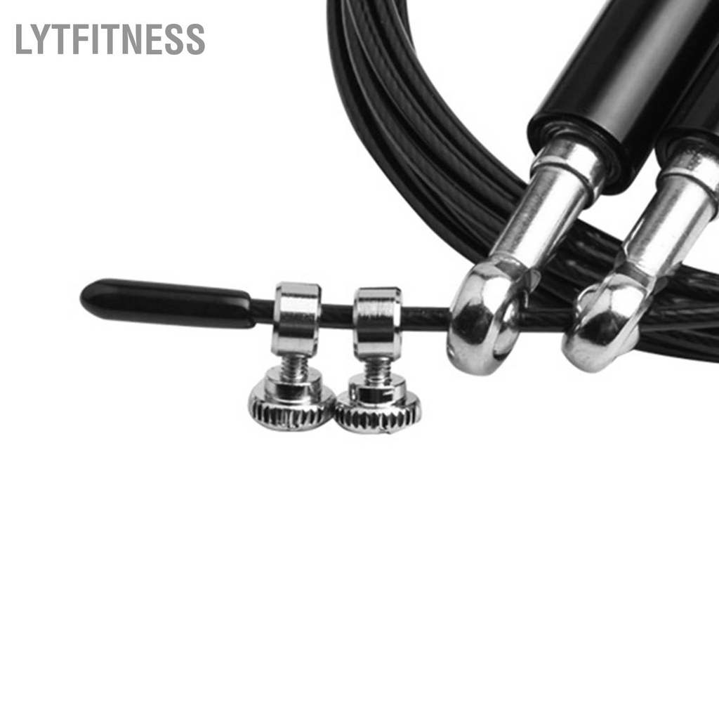 LYTFitness Nhảy Dây Tay Cầm Bằng Nhôm Thép Bỏ Qua Tập Luyện Dụng Cụ Gym Tại Nhà