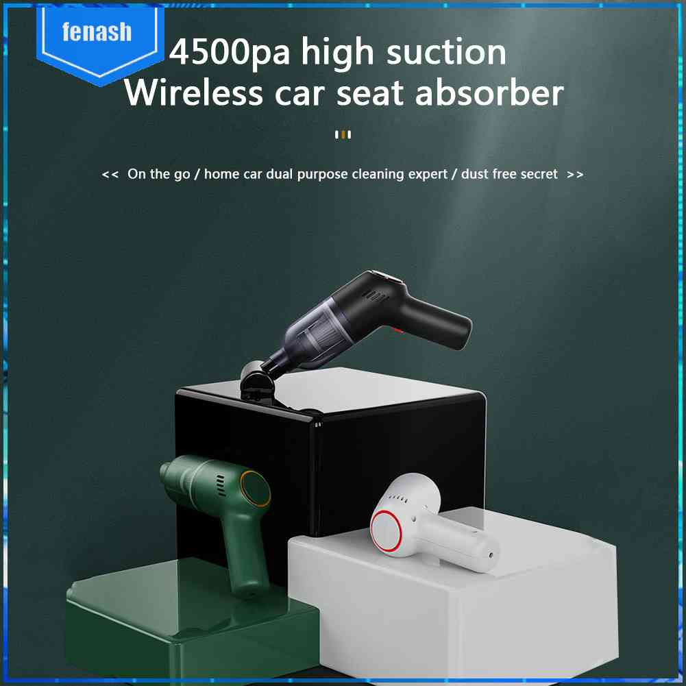 Máy Hút Bụi Cầm Tay 4500Pa Tự Động Không Dây Cho Gia Đình